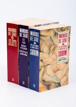 De Sade, Collection of three Books: 1.The One hundred and twenty days of Sodom, 