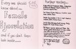 Female Ejaculation Pamphlet.