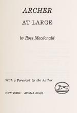 Macdonald, Collection of four books with the following titles: 1.Archer in Holly