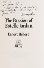 Hebert, The passion of Estelle Jordan.